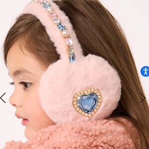 Super smalls cotton candy earmuffs nk Furry Kids Earmuffs with Gemstone Accents